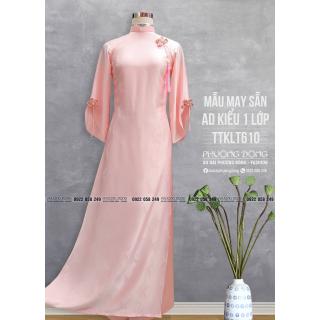 Áo Dài Phom Trẻ Gấm Lụa Phom Suông TTKLT610